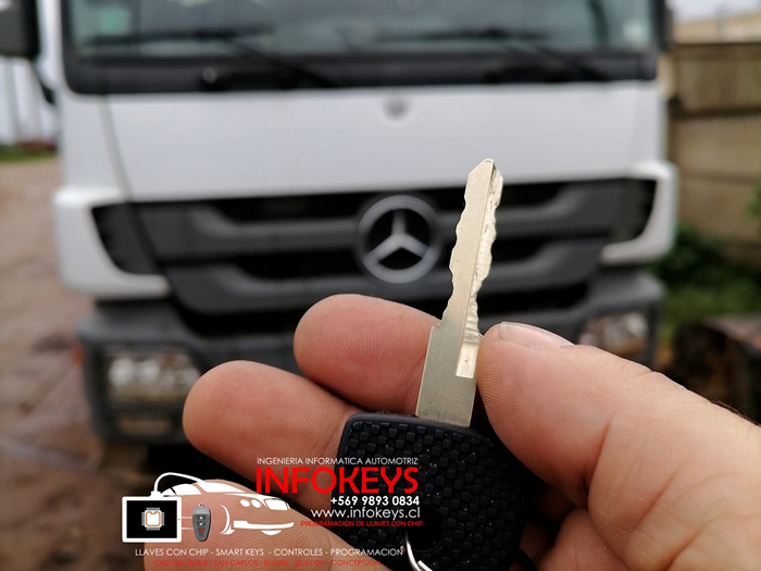 Llave desde cero mercedes Actros